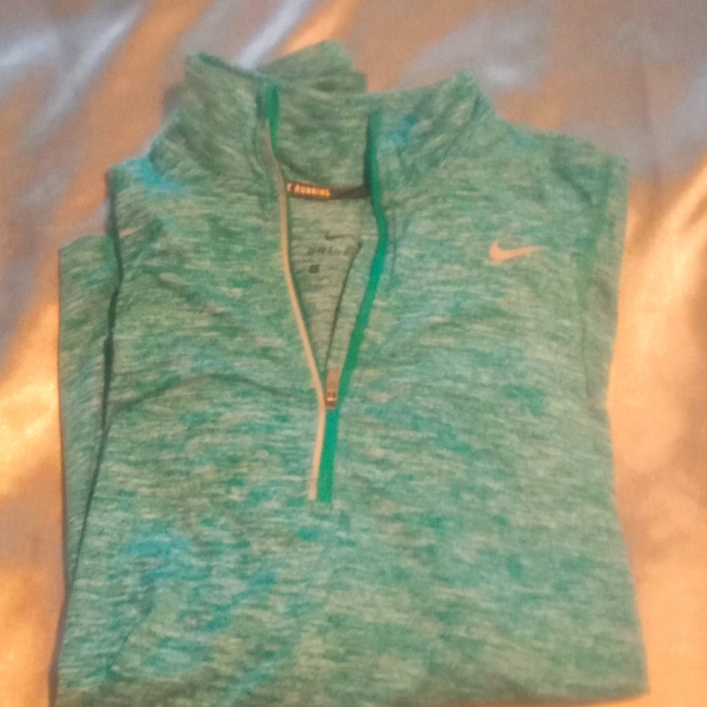Green Nike zip up small